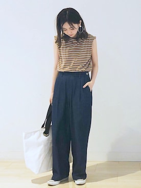 「AMERICAN HOLIC」｜kana¨̮*さん（レディース・161cm）の春コーディネート