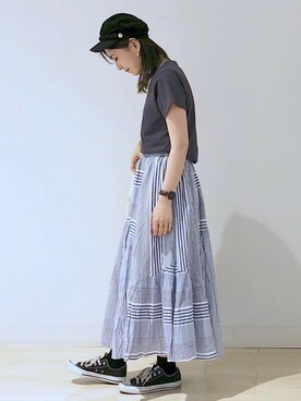 「AMERICAN HOLIC」｜kana¨̮*さん（レディース・161cm）の春コーディネート