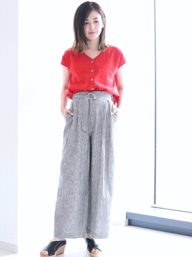 「AMERICAN HOLIC」｜kana¨̮*さん（レディース・161cm）の春コーディネート