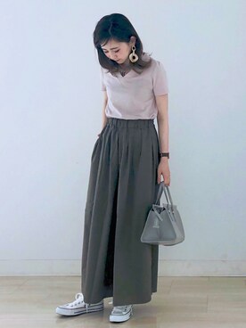 「AMERICAN HOLIC」｜kana¨̮*さん（レディース・161cm）の春コーディネート