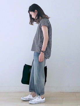 「AMERICAN HOLIC」｜kana¨̮*さん（レディース・161cm）の春コーディネート
