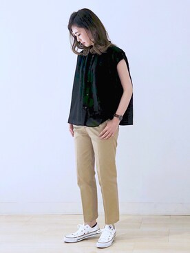 「AMERICAN HOLIC」｜kana¨̮*さん（レディース・161cm）の春コーディネート