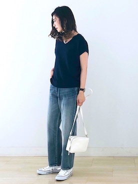 「AMERICAN HOLIC」｜kana¨̮*さん（レディース・161cm）の春コーディネート