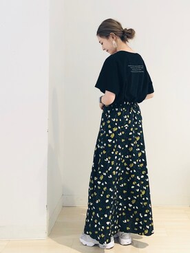 「AMERICAN HOLIC（アメリカンホリック）のアイテム（スカート）」を使った、kana¨̮*さん（レディース・161cm）の秋コーディネート