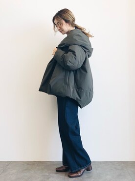 「AMERICAN HOLIC（アメリカンホリック）のアイテム（その他アウター）」を使った、kana¨̮*さん（レディース・161cm）の冬コーディネート