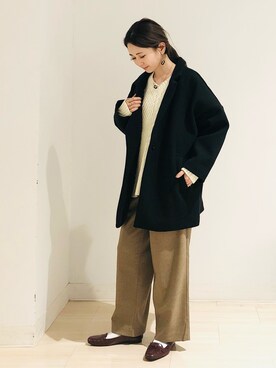 「AMERICAN HOLIC（アメリカンホリック）のアイテム（その他アウター）」を使った、kana¨̮*さん（レディース・161cm）の冬コーディネート