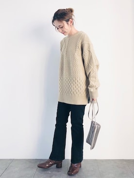 kana¨̮*さん（レディース・161cm）の冬コーディネート