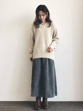 kana¨̮*さん（レディース・161cm）の冬コーディネート