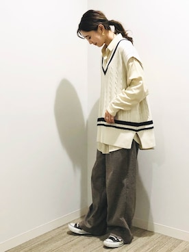 kana¨̮*さん（レディース・161cm）の冬コーディネート