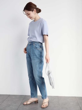 「半袖」｜「アイテム（その他）」を使った、kana¨̮*さん（レディース・161cm）の春コーディネート