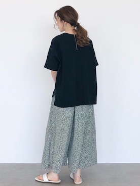 「スカーチョ」｜「アイテム（その他）」を使った、kana¨̮*さん（レディース・161cm）の夏コーディネート
