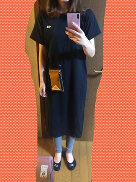 nao.さんの「THE NORTH FACE SHORT-SLEEVE ONEPIECE」を使ったコーディネート