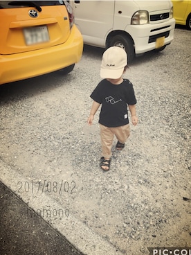 momono13さん（キッズ・90cm）の夏コーディネート