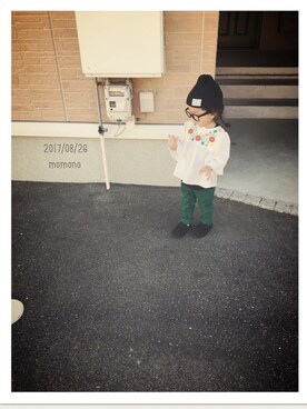 momono13さん（キッズ・90cm）の夏コーディネート