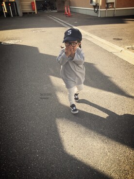 momono13さん（キッズ・90cm）の冬コーディネート