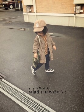 momono13さん（キッズ・90cm）の冬コーディネート