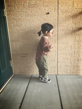 momono13さん（キッズ・90cm）の冬コーディネート