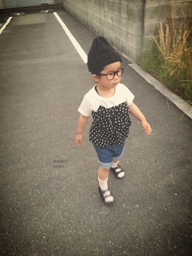 momono13さん（キッズ・90cm）の夏コーディネート