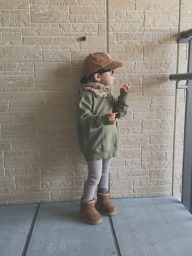 momono13さん（キッズ・90cm）の冬コーディネート