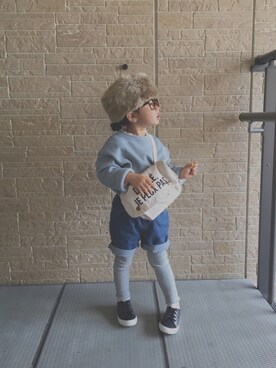 momono13さん（キッズ・90cm）の冬コーディネート