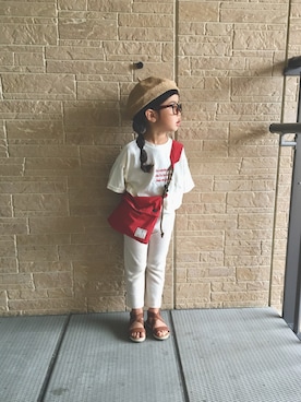 momono13さん（キッズ・92cm）の夏コーディネート