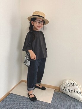 momono13さん（キッズ・110cm）の春コーディネート
