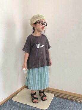 momono13さん（キッズ・110cm）の夏コーディネート