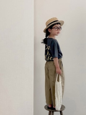 momono13さん（キッズ・110cm）の春コーディネート