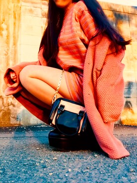 mahoさん（レディース・158cm）の冬コーディネート