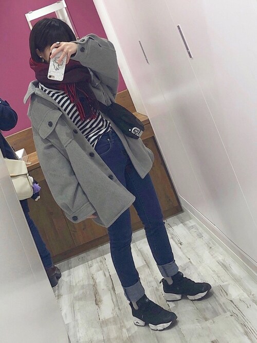 りかこ Reebokのスニーカーを使ったコーディネート Wear