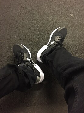 「air huarache」｜KC320さん（メンズ・170cm）の冬コーディネート