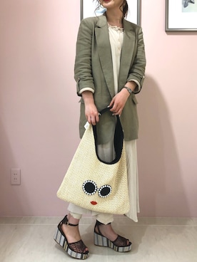 うっちーさん（レディース・157cm）の春コーディネート