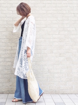 nanaさん（レディース・160cm）の夏コーディネート