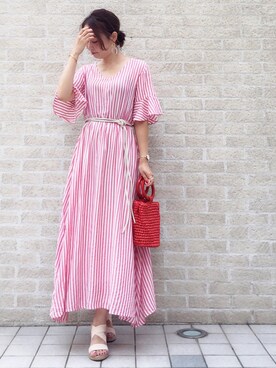 nanaさん（レディース・160cm）の夏コーディネート