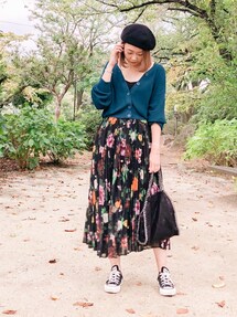 Ameri（アメリ）の「COCO FLOWER SKIRT（スカート）」 - WEAR