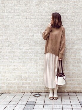 「CANMART（キャンマート）のアイテム」を使った、nanaさん（レディース・160cm）の冬コーディネート