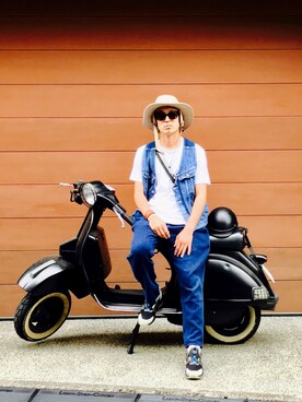 下野宏明さん（メンズ・181cm）の夏コーディネート