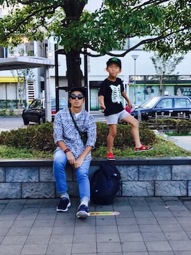 下野宏明さん（メンズ・181cm）の秋コーディネート