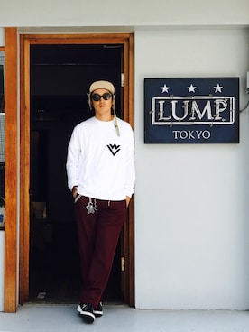 下野宏明さん（メンズ・181cm）の秋コーディネート