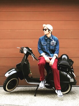 下野宏明さん（メンズ・181cm）の秋コーディネート