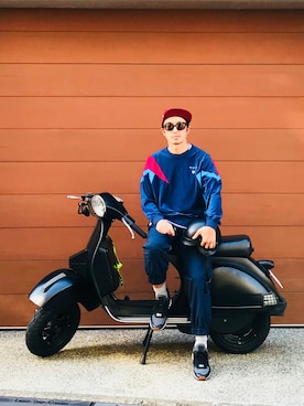 下野宏明さん（メンズ・181cm）の秋コーディネート