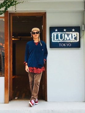 下野宏明さん（メンズ・181cm）の秋コーディネート