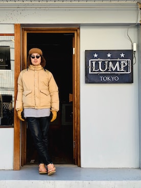 「WHIZLIMITED（ウィズリミテッド）のアイテム（ジャケット/アウター）」を使った、下野宏明さん（メンズ・181cm）の冬コーディネート