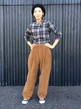 inadaさん（レディース・160cm）の秋コーディネート