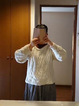 星野桃太郎さん（レディース・156cm）の冬コーディネート