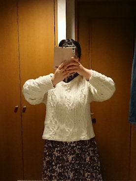 星野桃太郎さん（レディース・156cm）の冬コーディネート