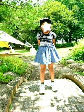 ☆ユイカナ☆さん（キッズ・110cm）の夏コーディネート