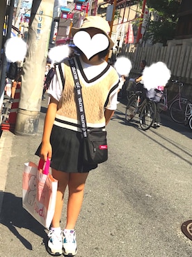 「WEGO（ウィゴー）のアイテム（スカート）」を使った、たかとらさん（メンズ・168cm）の夏コーディネート