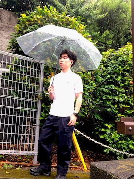「LACOSTE」｜「アイテム（腕時計）」を使った、セイジさん（メンズ・163cm）の夏コーディネート