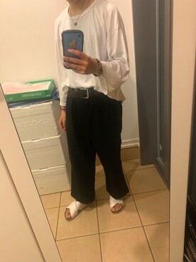 「ROCK STE（ロクステ）のアイテム」を使った、Suzumiyaさん（メンズ・163cm）の夏コーディネート